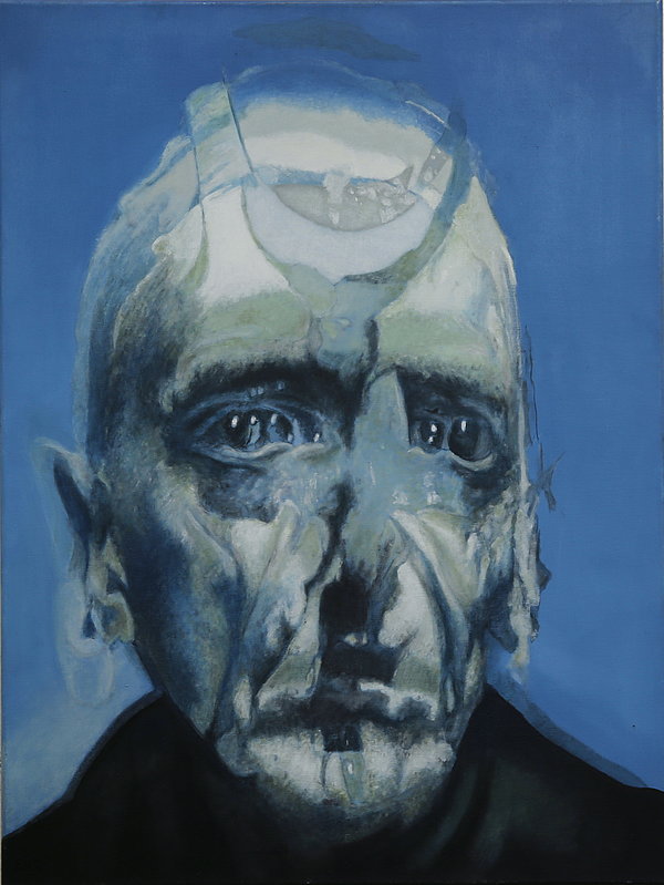 Norbert blau, 2016, 70 x 50cm, Öl/Leinwand